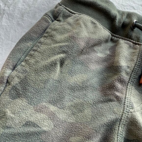 Cat & Jack Boys Green Camouflage Fleece Joggers With Drawstring XS (4/5) - Picture 3 of 5